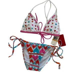 Gossip Heart Design Bikini – Size S – New with Tags
